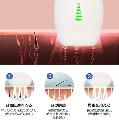 脱毛器 レーザー脱毛器 永久脱毛 IPL光脱毛器 光美容器 髭 脱毛 VIO対応 光エステ フラッシュ式 自動