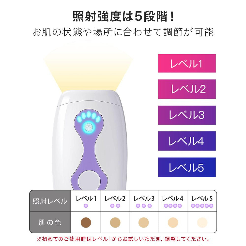 IPL脱毛器 自動照射 家庭用脱毛器 永久脱毛 サロン品質 全身ムダ毛処理 美肌機能