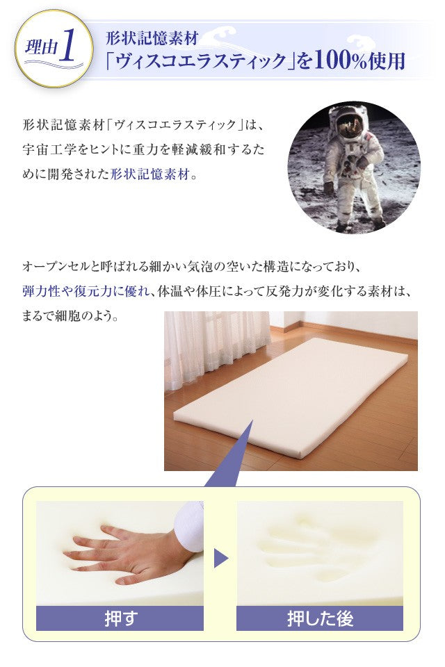 Japan Sleeper ジャパンスリーパー 日本製 形状記憶 低反発 マットレス
