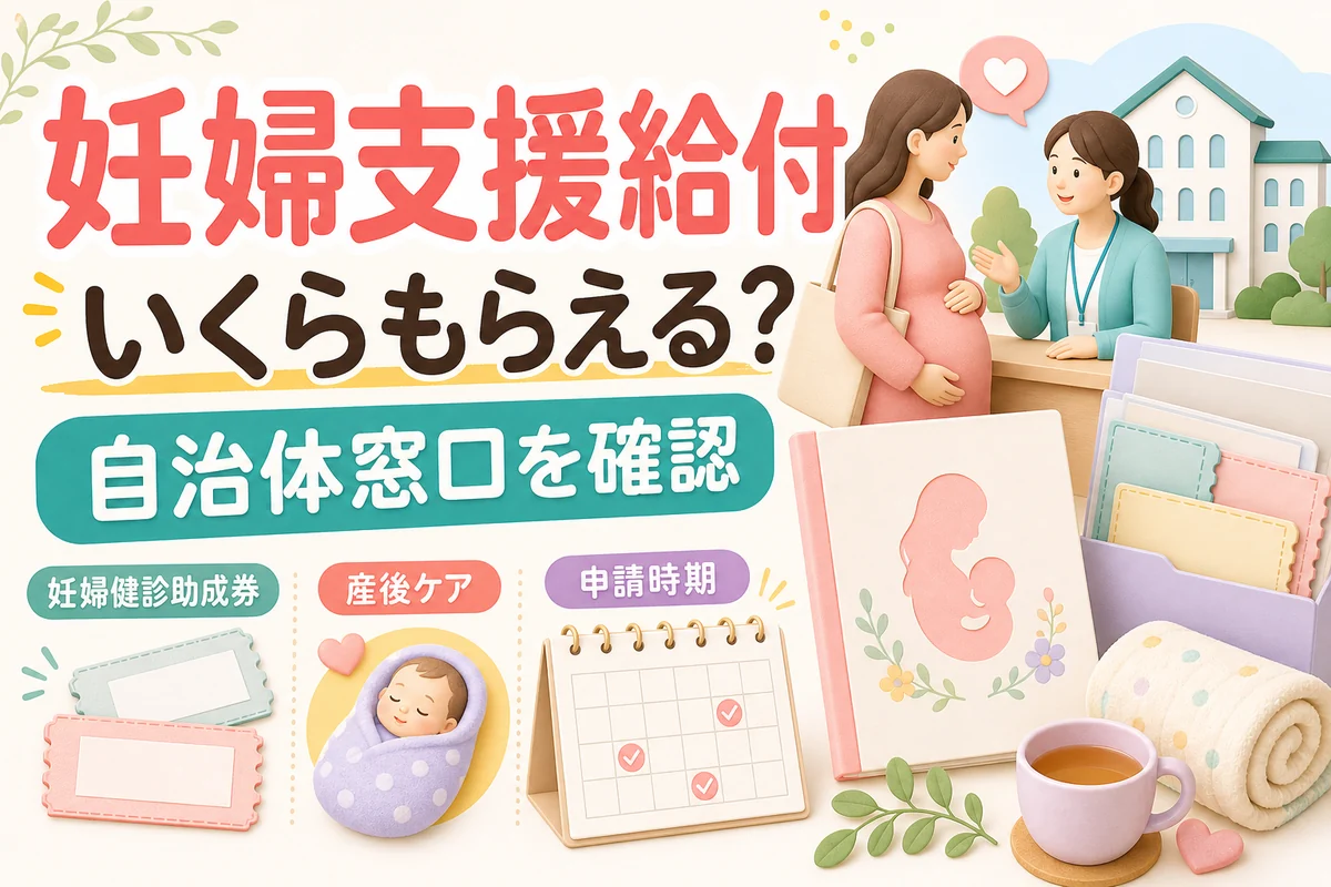 妊婦のための支援給付、妊婦健診助成券、産後ケアの申請時期と自治体差を整理する日本語サムネイル